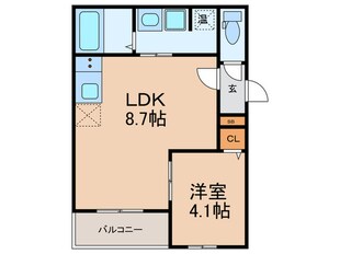 グラシェス大和田の物件間取画像